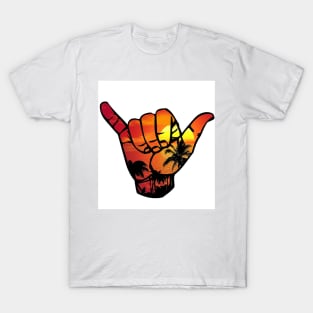 Shaka Sunset Beach JDM T-Shirt